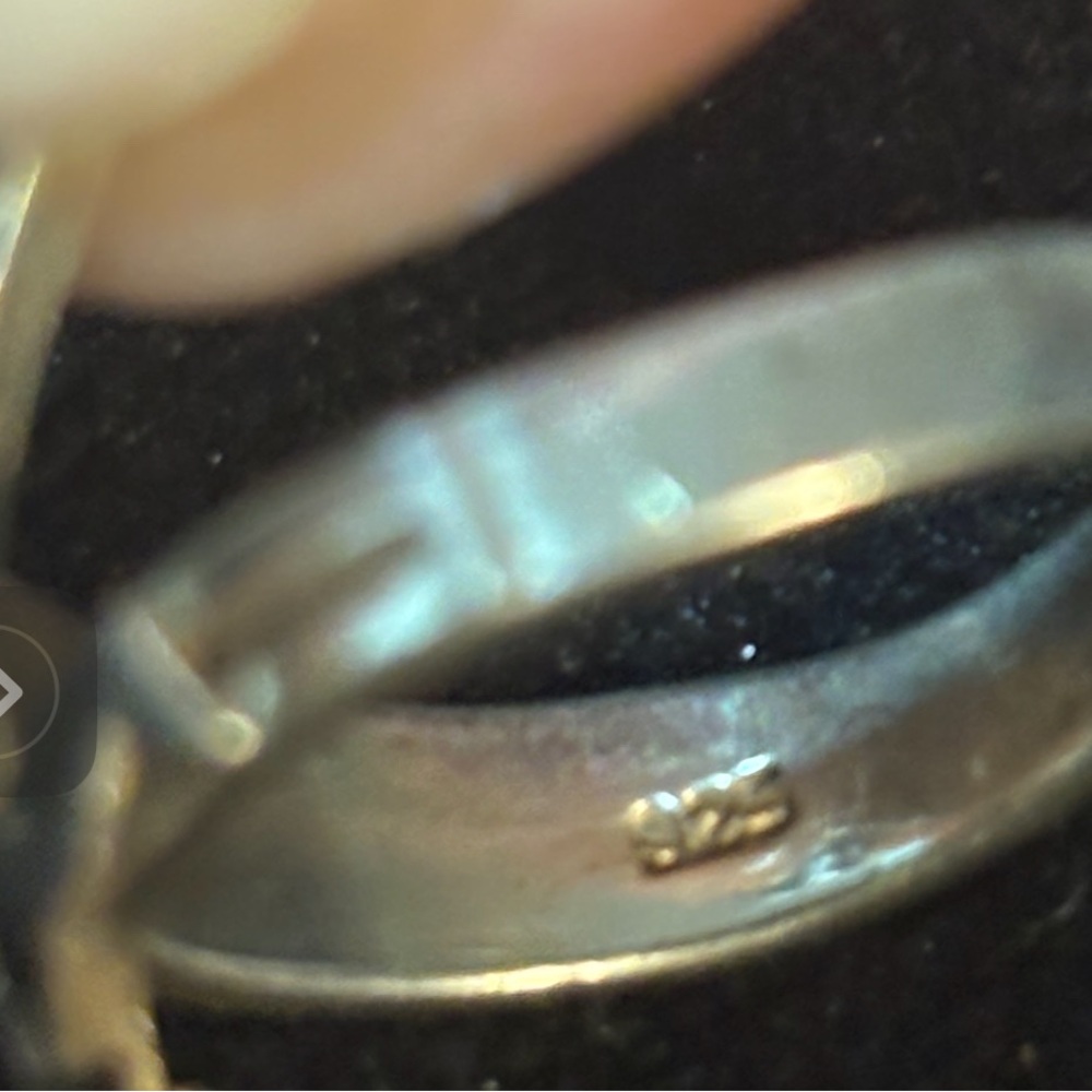 925 Solid Rose Ring Size 7 - image 3